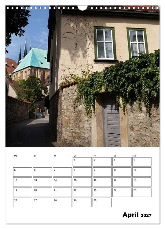 Produktbild: Mein Erfurt (Wandkalender 2027 DIN A3 hoch), CALVENDO Monatskalender