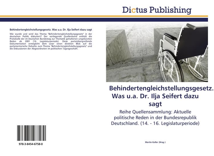 Produktbild: Behindertengleichstellungsgesetz. Was u.a. Dr. Ilja Seifert dazu sagt