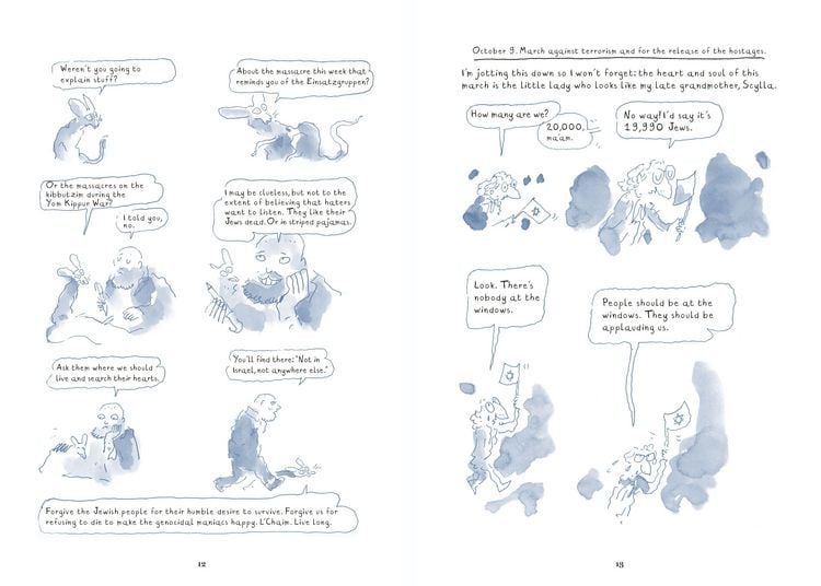 Produktbild: To Life: a Cartoonist's Journal in the Aftermath of October 7th