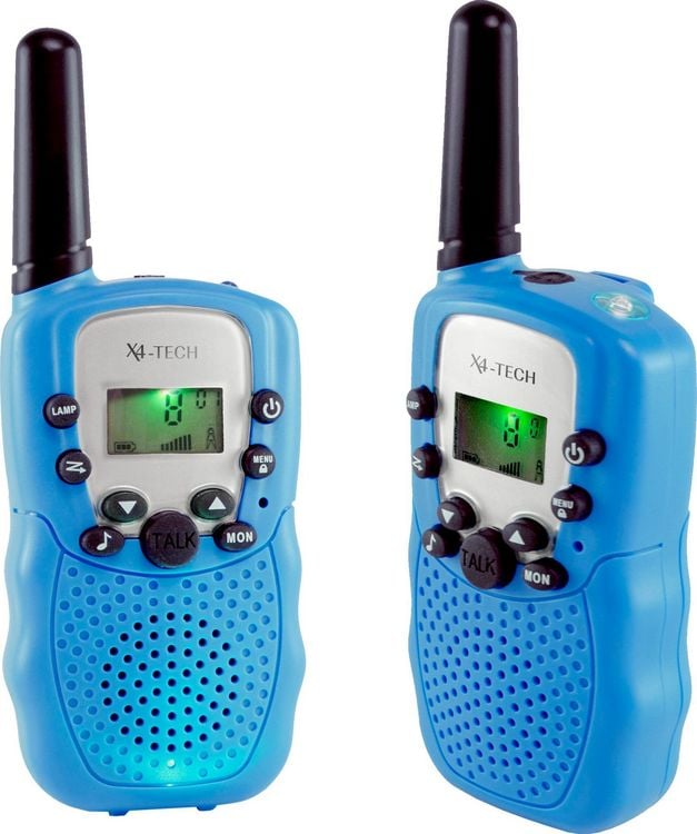 Produktbild: X4-TECH Walkie Talkie 2er Set blau