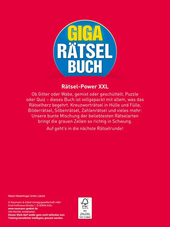 Produktbild: Giga-R&auml;tselbuch 9