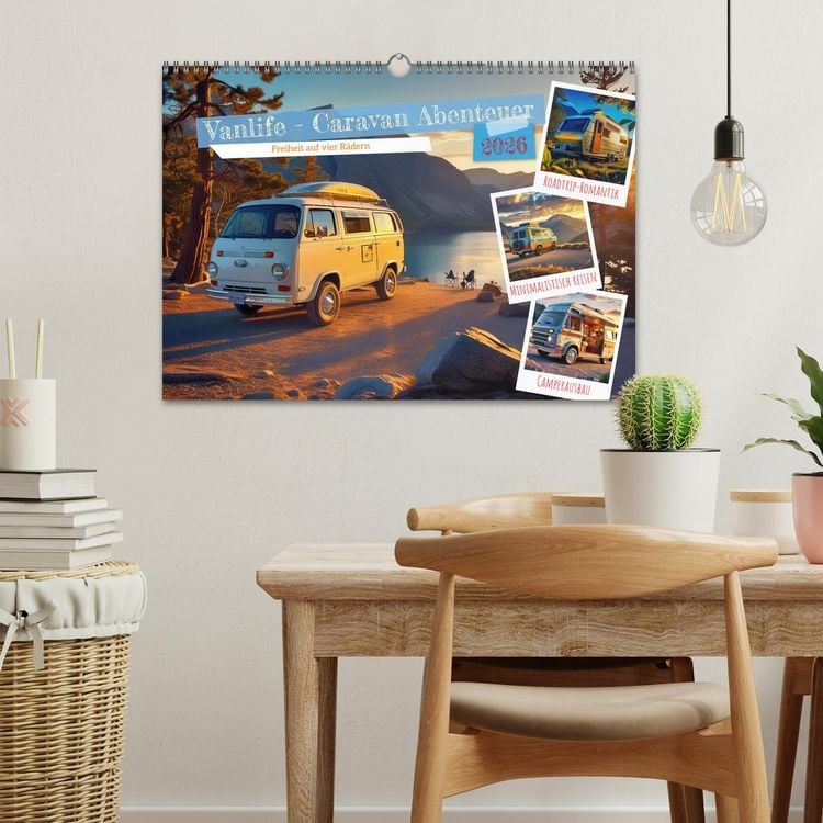 Produktbild: Vanlife - Caravan Abenteuer (Wandkalender 2026 DIN A3 quer), CALVENDO Monatskalender
