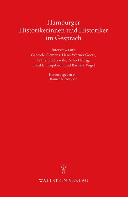 Produktbild: Hamburger Historikerinnen und Historiker im Gespr&auml;ch