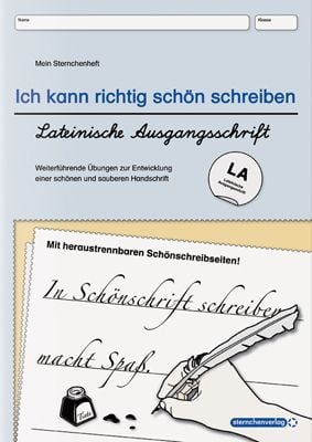 Produktbild: Ich kann richtig sch&ouml;n schreiben - &Uuml;bungsheft zur Schreibschrift - Lateinische Ausgangsschrift - LA