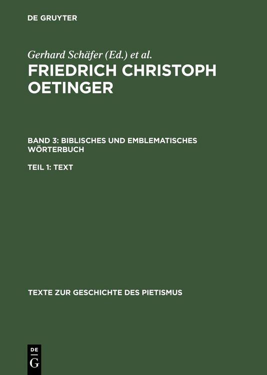 Produktbild: Biblisches und emblematisches W&ouml;rterbuch