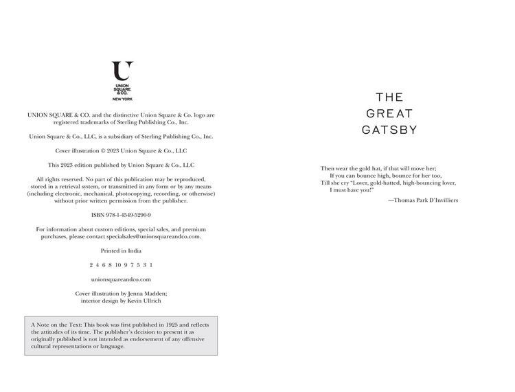 Produktbild: The Great Gatsby (Special Edition)