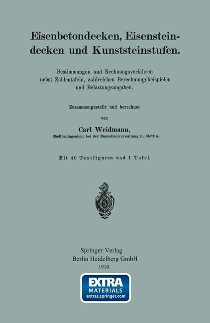 Produktbild: Eisenbetondecken, Eisensteindecken und Kunststeinstufen
