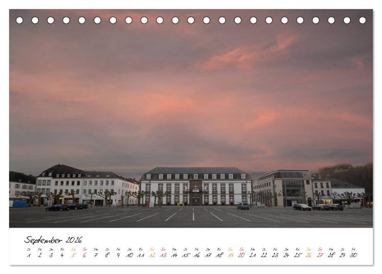 Produktbild: Saarlouis eine au&szlig;ergew&ouml;hnliche Stadt (Tischkalender 2026 DIN A5 quer), CALVENDO Monatskalender