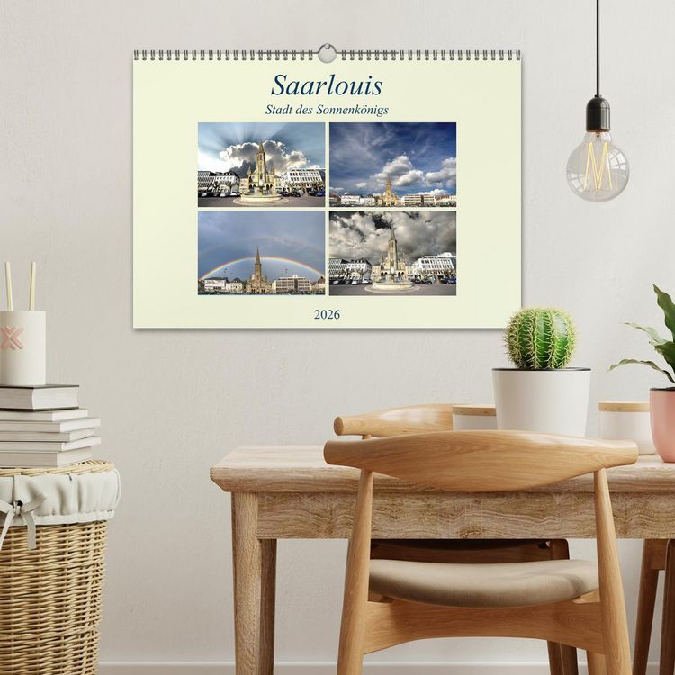 Produktbild: Saarlouis - Stadt des Sonnenk&ouml;nigs (Wandkalender 2026 DIN A3 quer), CALVENDO Monatskalender