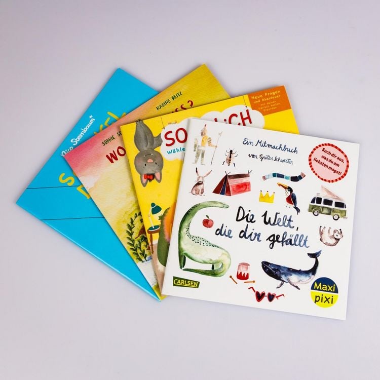 Produktbild: Maxi-Pixi-4er-Set 122: Neue Bilderb&uuml;cher zum Mitmachen (4x1 Exemplar)