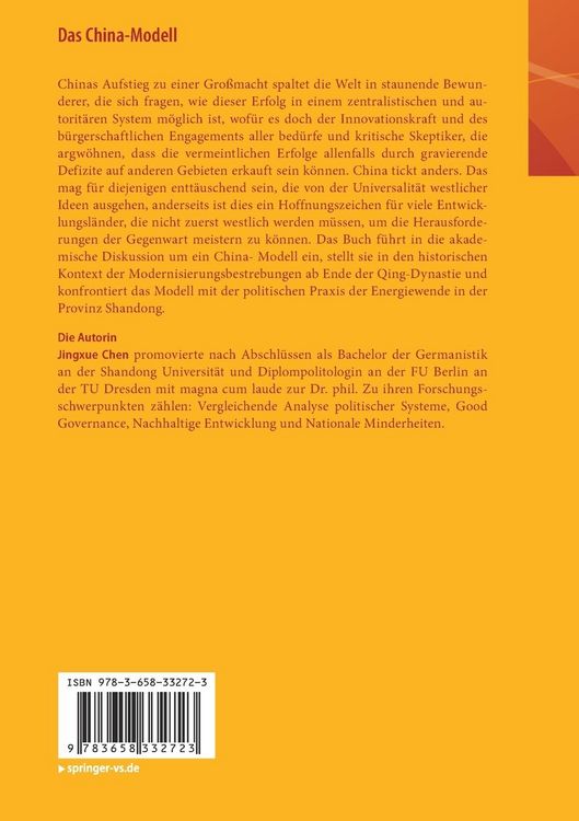 Produktbild: Das China-Modell