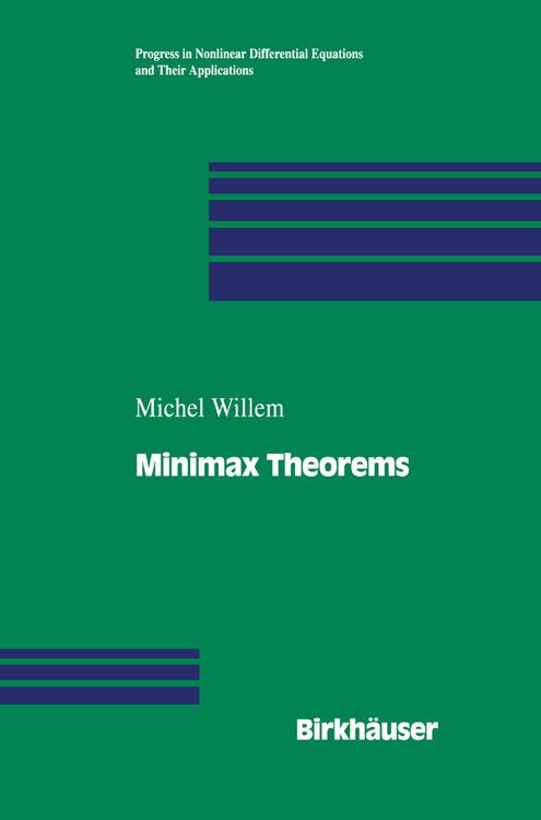 Produktbild: Minimax Theorems