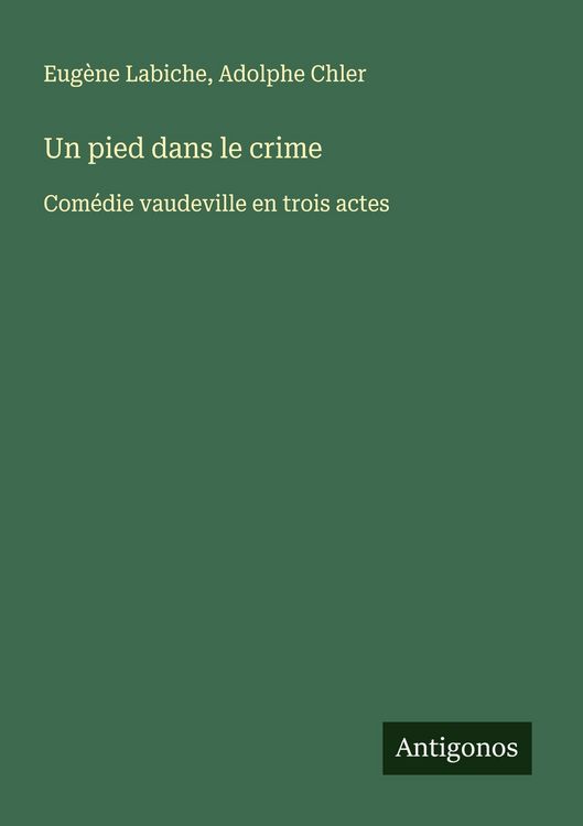 Produktbild: Un pied dans le crime