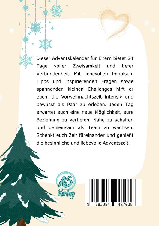 Produktbild: Adventskalender f&uuml;r feinf&uuml;hlige Eltern: Challenges, Impulse, Fragen und Affirmationen.