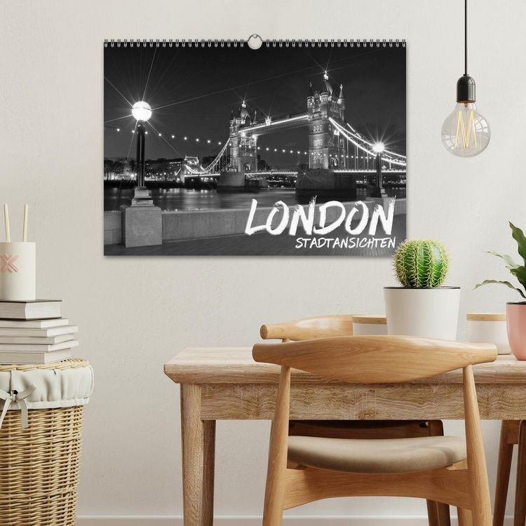 Produktbild: LONDON Stadtansichten (Wandkalender 2026 DIN A3 quer), CALVENDO Monatskalender