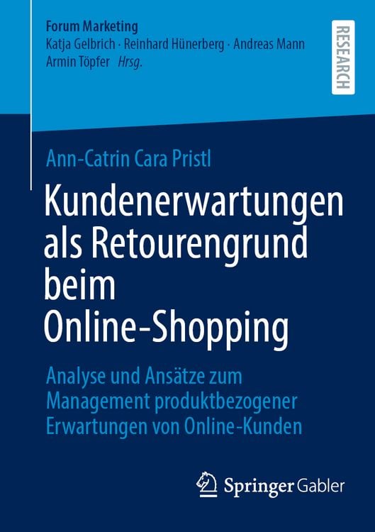 Produktbild: Kundenerwartungen als Retourengrund beim Online-Shopping