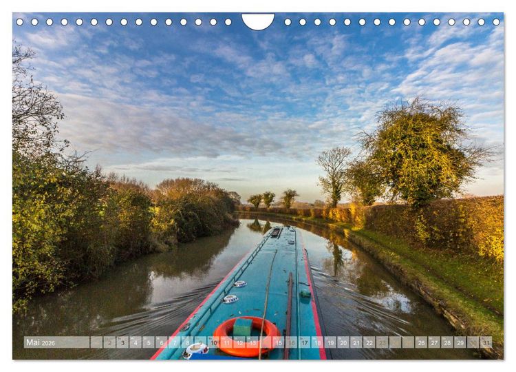 Produktbild: Narrow Boating auf dem Grand Union Canal (Wandkalender 2026 DIN A4 quer), CALVENDO Monatskalender