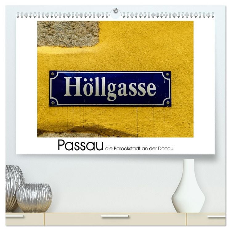 Produktbild: Passau die Barockstadt an der Donau (hochwertiger Premium Wandkalender 2026 DIN A2 quer), Kunstdruck in Hochglanz