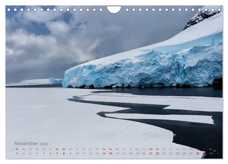 Produktbild: Antarktis, die eisige Heimat der Pinguine (Wandkalender 2026 DIN A4 quer), CALVENDO Monatskalender