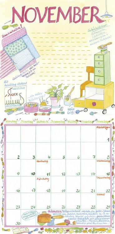 Kohwagner Merkkalender Mein buntes Jahr