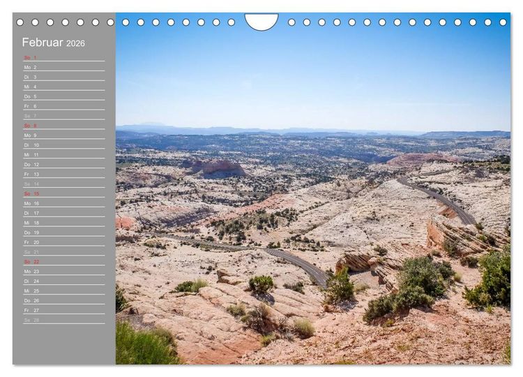 Produktbild: Biker Paradies - Die Canyons der USA (Wandkalender 2026 DIN A4 quer), CALVENDO Monatskalender