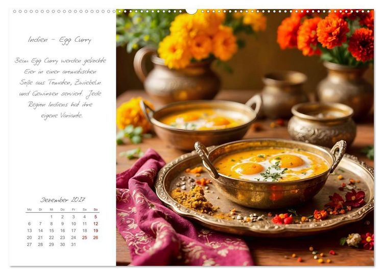 Produktbild: Eierspeisen rund um die Welt - Traditionelle Eierspeisen und ihre Geschichten (Wandkalender 2027 DIN A2 quer), CALVENDO Monatskalender