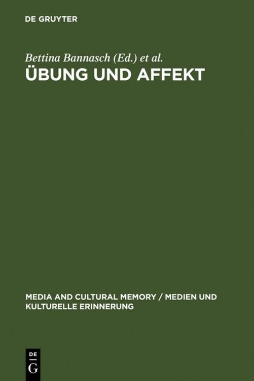 Produktbild: &Uuml;bung und Affekt