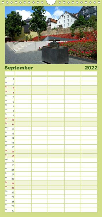 Produktbild: Familienplaner Marburg 2022 (Wandkalender 2022 , 21 cm x 45 cm, hoch)