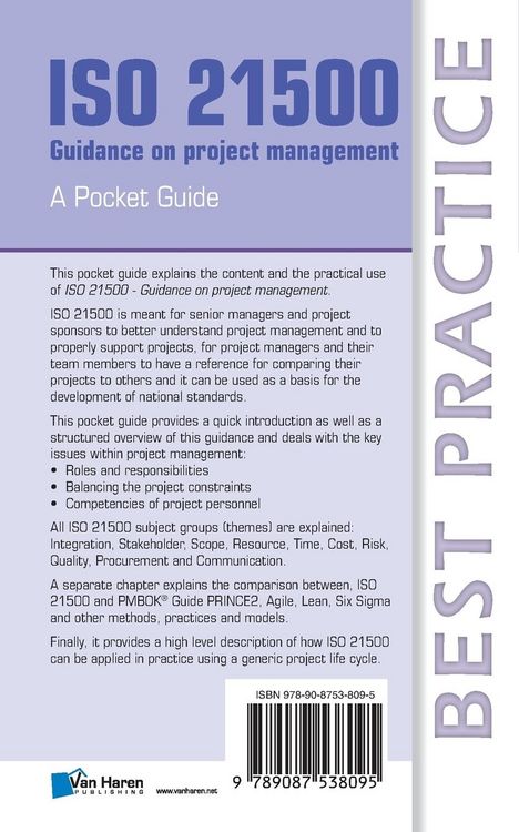 Produktbild: ISO 21500 Guidance on project management - A Pocket Guide