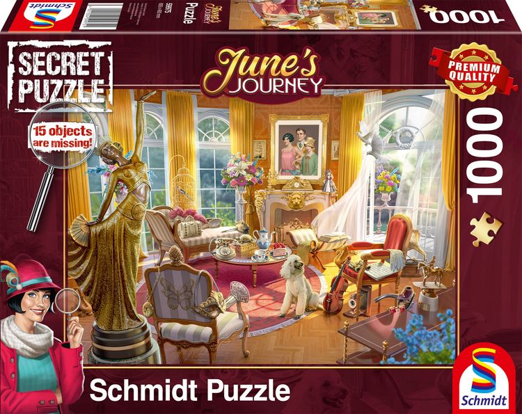 Produktbild: Salon des Orchideenanwesens, JUNE S JOURNEY Puzzle 1.000 Teile