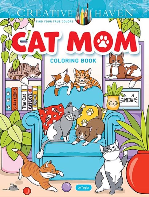 Produktbild: Creative Haven Cat Mom Coloring Book