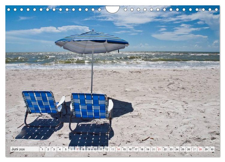 Produktbild: Sonne, Strand & Meer (Wandkalender 2026 DIN A4 quer), CALVENDO Monatskalender