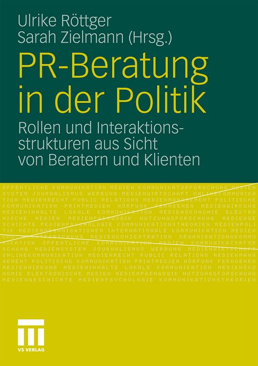 Produktbild: PR-Beratung in der Politik