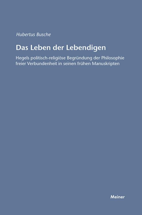 Produktbild: Das Leben der Lebendigen