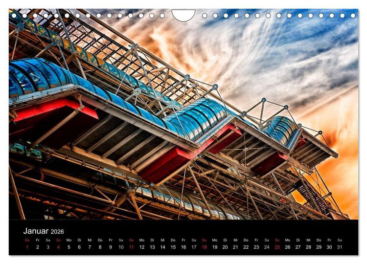 Produktbild: Paris - Impressionen einer Weltstadt (Wandkalender 2026 DIN A4 quer), CALVENDO Monatskalender