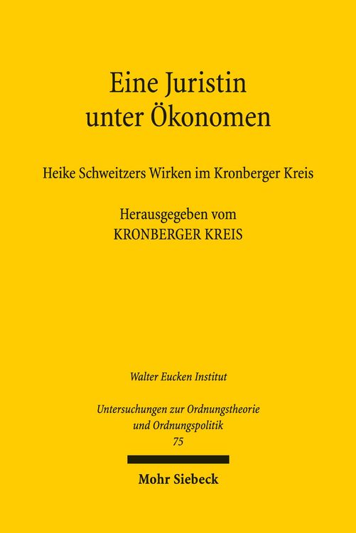 Produktbild: Eine Juristin unter &Ouml;konomen