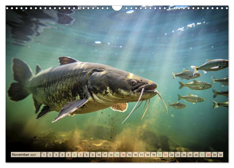Produktbild: Talsperren - Raubfische (Wandkalender 2027 DIN A3 quer), CALVENDO Monatskalender
