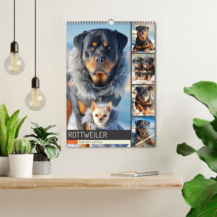 Produktbild: Rottweiler. Kraft, Herz und Treue (Wandkalender 2027 DIN A3 hoch), CALVENDO Monatskalender