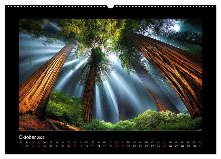Produktbild: Momente voller Magie (hochwertiger Premium Wandkalender 2026 DIN A2 quer), Kunstdruck in Hochglanz