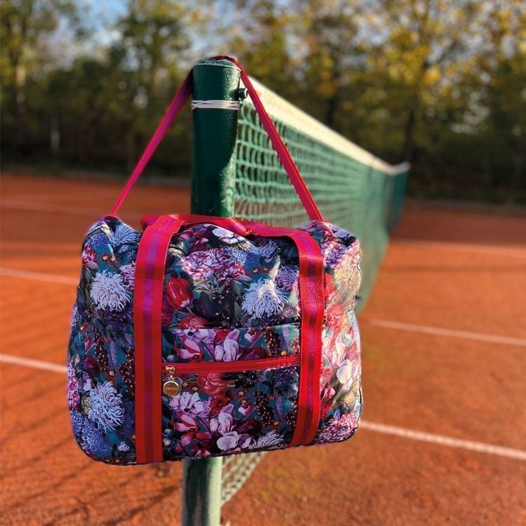 Produktbild: Easy Travelbag de Luxe Blumenbouquet petrol