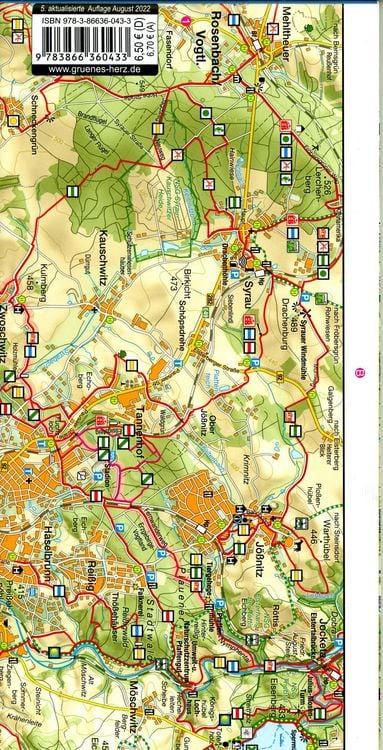 Produktbild: Wanderkarte S&auml;chsisches Vogtland 1:50.000