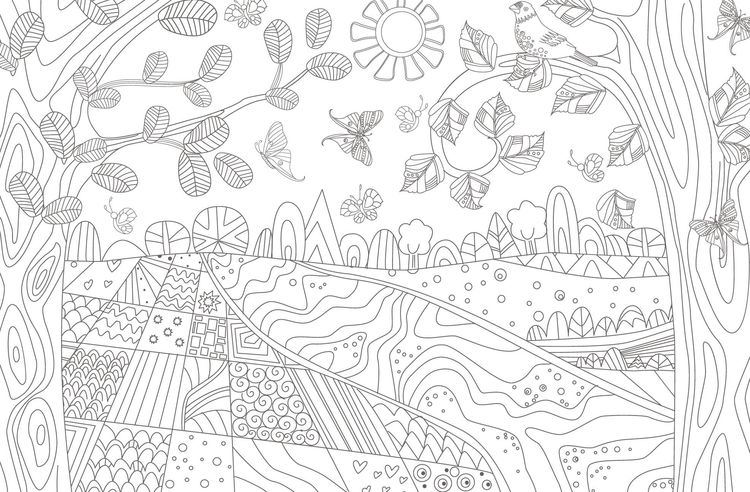 Produktbild: Inspiration Rainbow – 50 kunterbunte Motive zum Ausmalen für mehr Spaß im Alltag