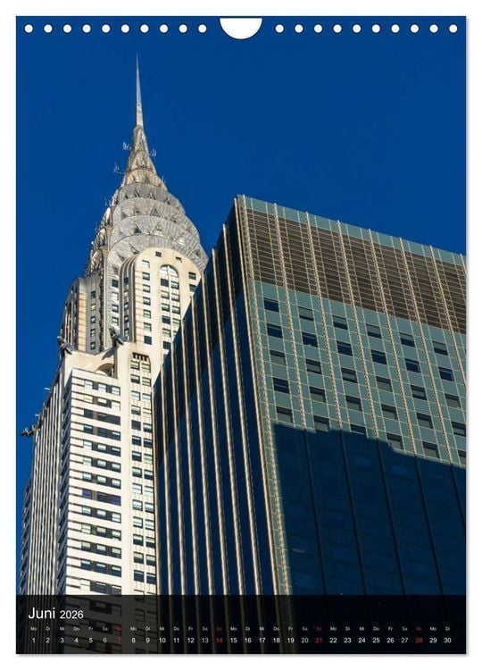 Produktbild: New York Wolkenkratzer (Wandkalender 2026 DIN A4 hoch), CALVENDO Monatskalender