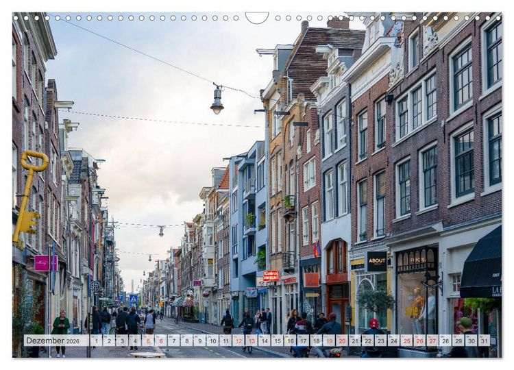 Produktbild: Amsterdam - Hauptstadt der Niederlande (Wandkalender 2026 DIN A3 quer), CALVENDO Monatskalender