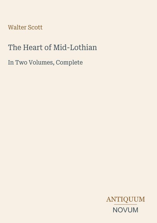 Produktbild: The Heart of Mid-Lothian