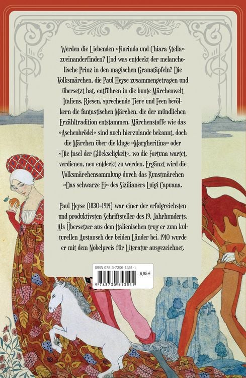 Produktbild: Italienische Volksm&auml;rchen. Mit stimmungsvollen Illustrationen von Max Wechsler