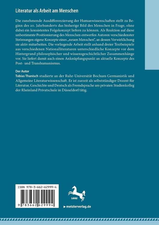 Produktbild: Literatur als Arbeit am Menschen
