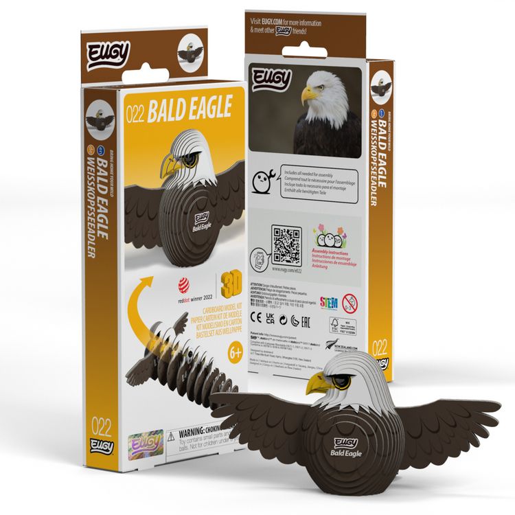 Produktbild: EUGY - 3D Bastelset Weisskopfseeadler