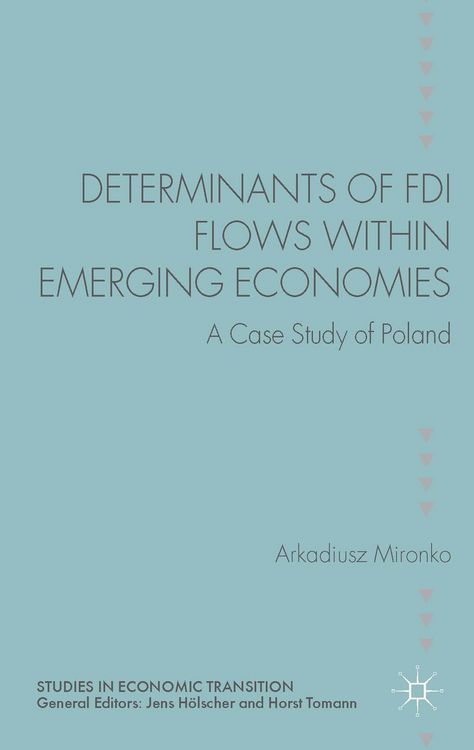 Produktbild: Determinants of FDI Flows within Emerging Economies