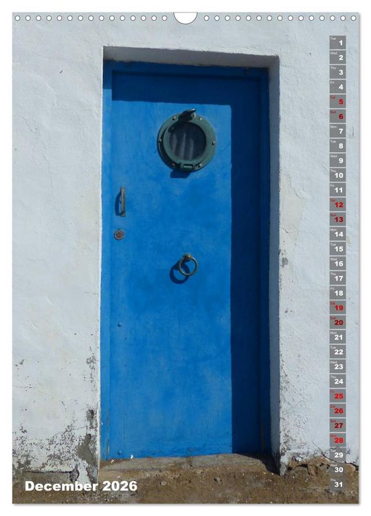 Produktbild: antique doors around europe (Wall Calendar 2026 DIN A3 portrait), CALVENDO 12 Month Wall Calendar